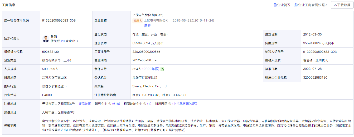上能电气股份发行新债券公告 聚焦计算机软硬件技术开发